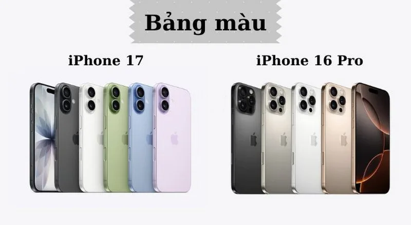 So Sánh iPhone 16 Pro Và 17 Thường: Nên Chọn Máy Nào?