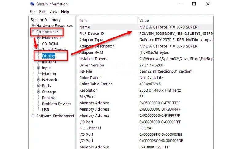 Cách Kiểm Tra Card Đồ Họa Laptop, PC Đơn Giản Nhất 9 Cách Kiểm Tra Card Đồ Họa Laptop, PC Đơn Giản Nhất