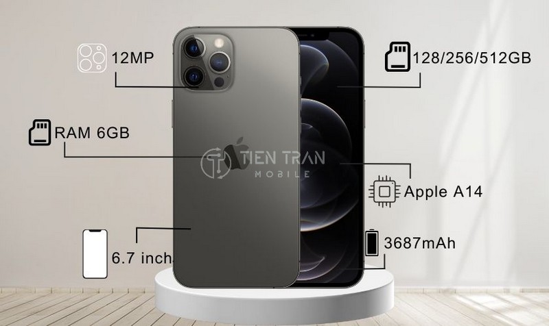 iPhone 12 Pro Max 128Gb Pin 100 VN Máy đẹp 99 10 iPhone 12 Pro Max 128Gb Pin 100 VN Máy đẹp 99
