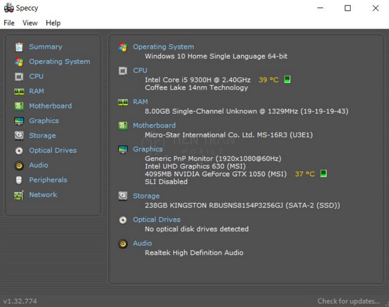 Kiểm Tra Nhiệt Độ CPU Đúng Cách Để Bảo Vệ Máy Tính 12 Kiểm Tra Nhiệt Độ CPU Đúng Cách Để Bảo Vệ Máy Tính