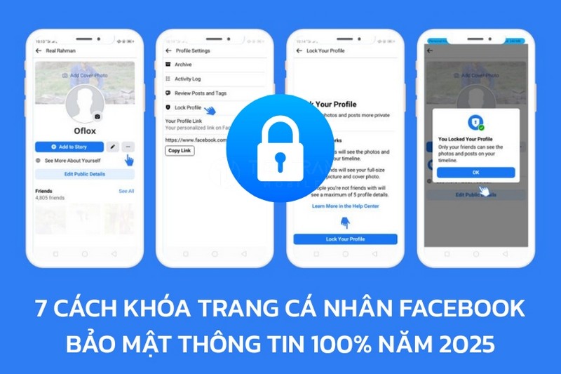 Cách Khoá Trang Cá Nhân Facebook Bảo Vệ Thông Tin Kín Đáo