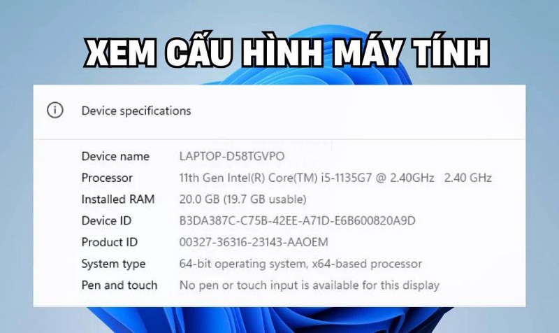 4 Cách Xem Thông Tin Máy Tính Laptop Đơn Giản, Chi Tiết 8 4 Cách Xem Thông Tin Máy Tính Laptop Đơn Giản, Chi Tiết