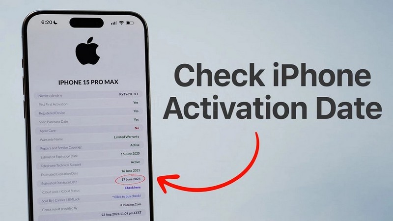 3 Cách Check Ngày Kích Hoạt iPhone Chính Xác 100%