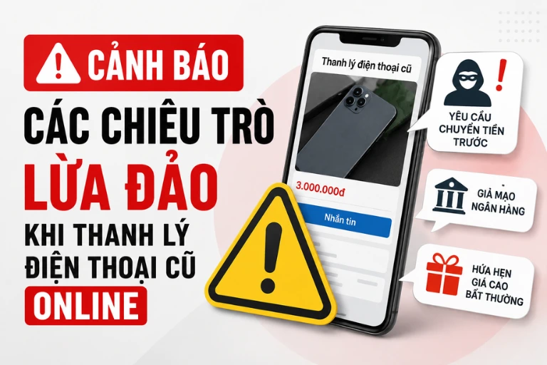 Cảnh báo các chiêu trò lừa đảo khi thanh lý điện thoại cũ online
