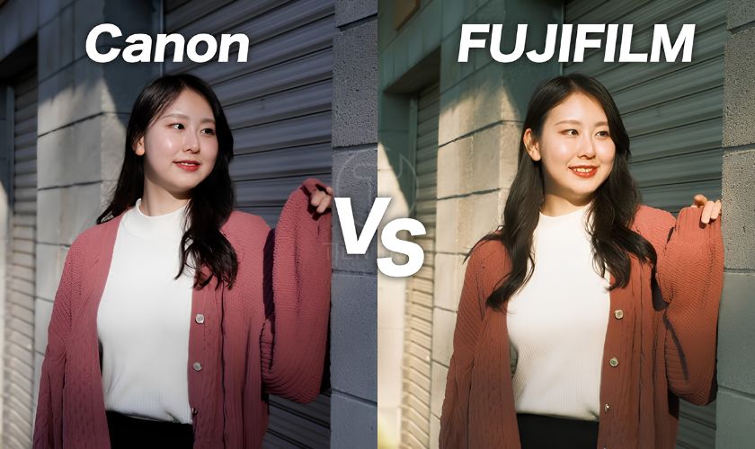 Sự khác nhau giữa Fuji vs Canon