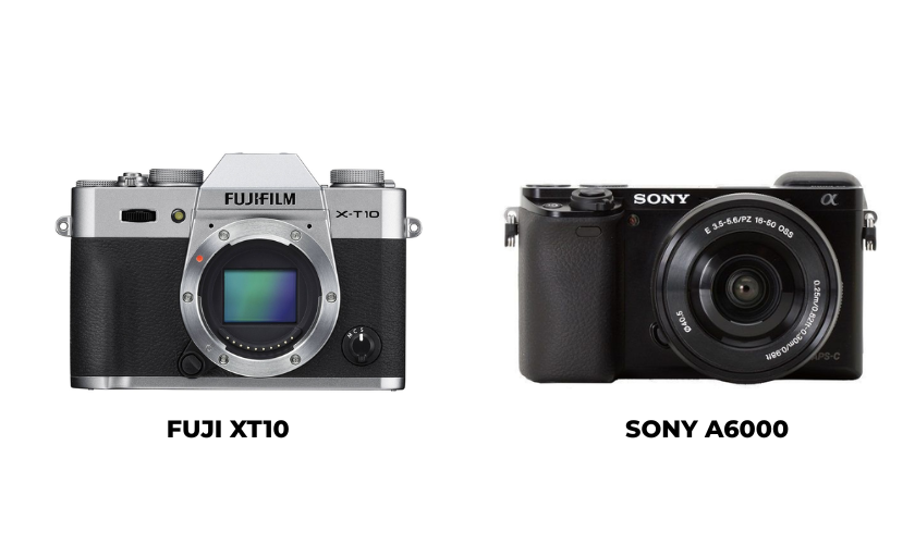 So sánh Fujifilm XT10 với Sony A6000 chi tiết từ A-Z