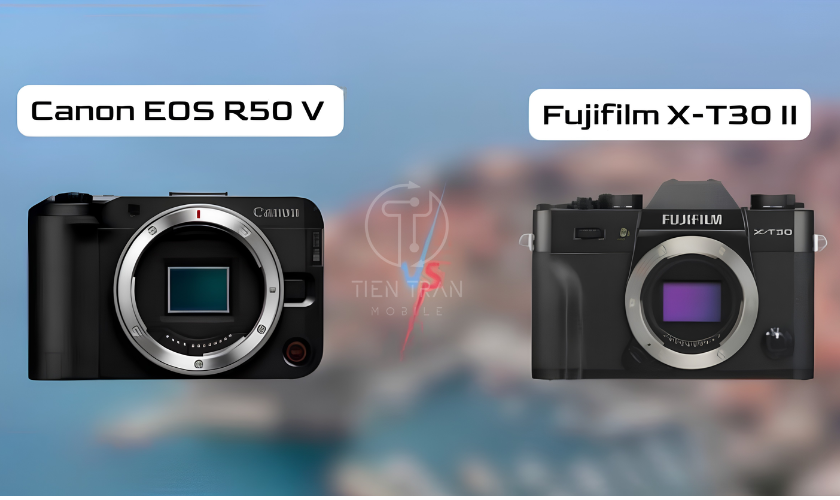 So sánh Fujifilm XT30II với Canon R50V