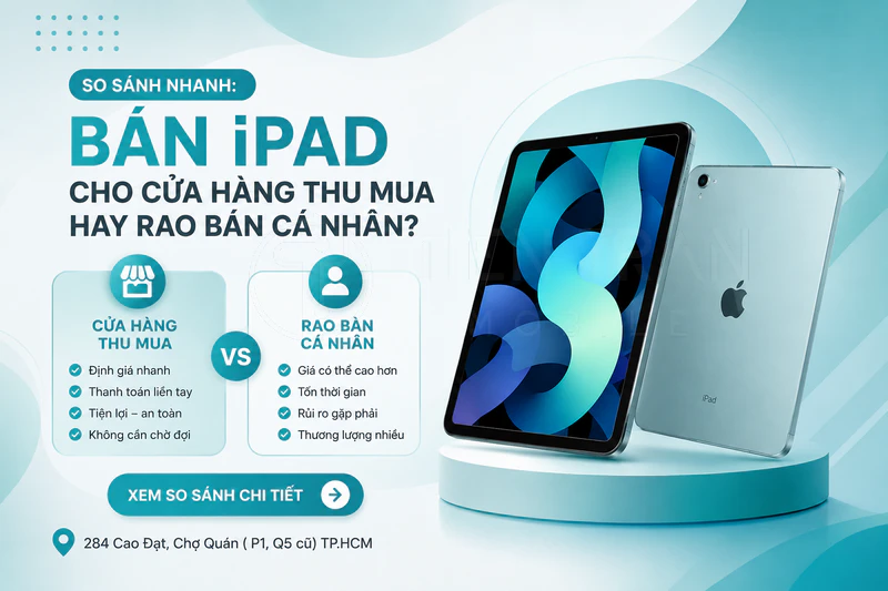 Thu Mua iPad Apple Giá Cao, Uy Tín Tại TPHCM